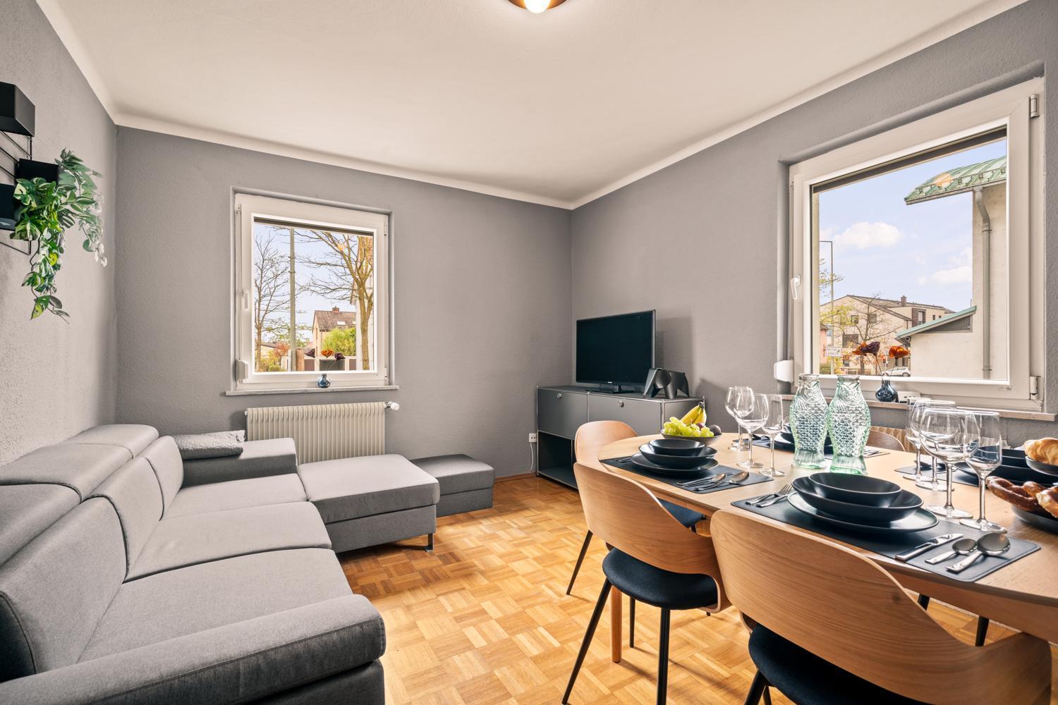 Apartment Fuer Bis Zu 6 Personen Mit Terrasse Und Klima Friedrichshafen Exterior photo